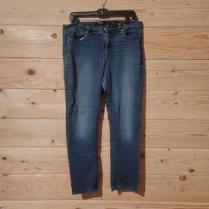 Nine West Slim Boyfriend Blue Ankle Jeans Size 10x27